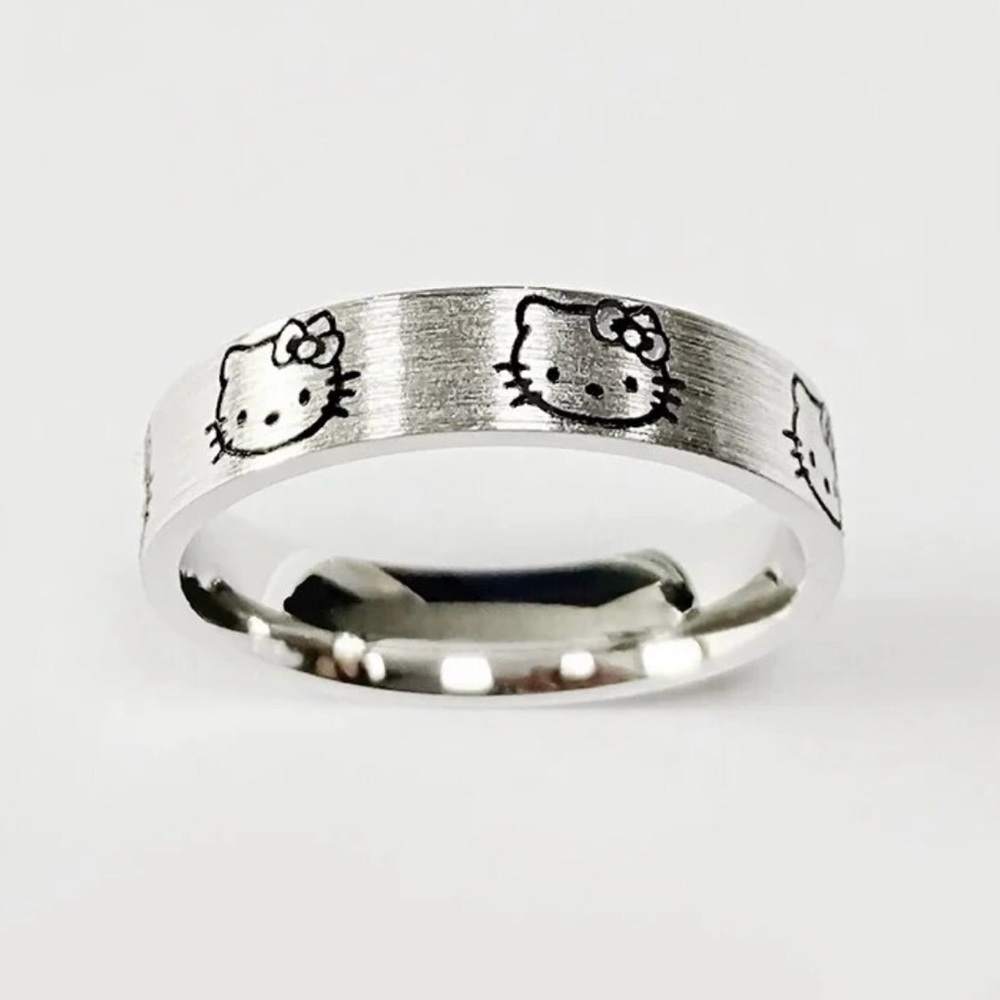 Hello Kitty Silver Ring